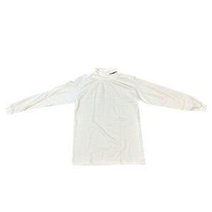 Vintage Men’s White Cotton NFL Chiefs Turtleneck Shirt Size Medium